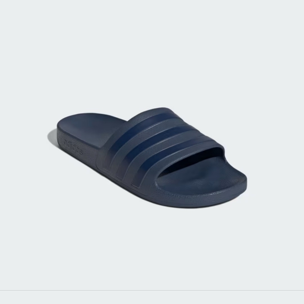 Adidas Adilette Aqua Mens Slides, Blue, Size 12